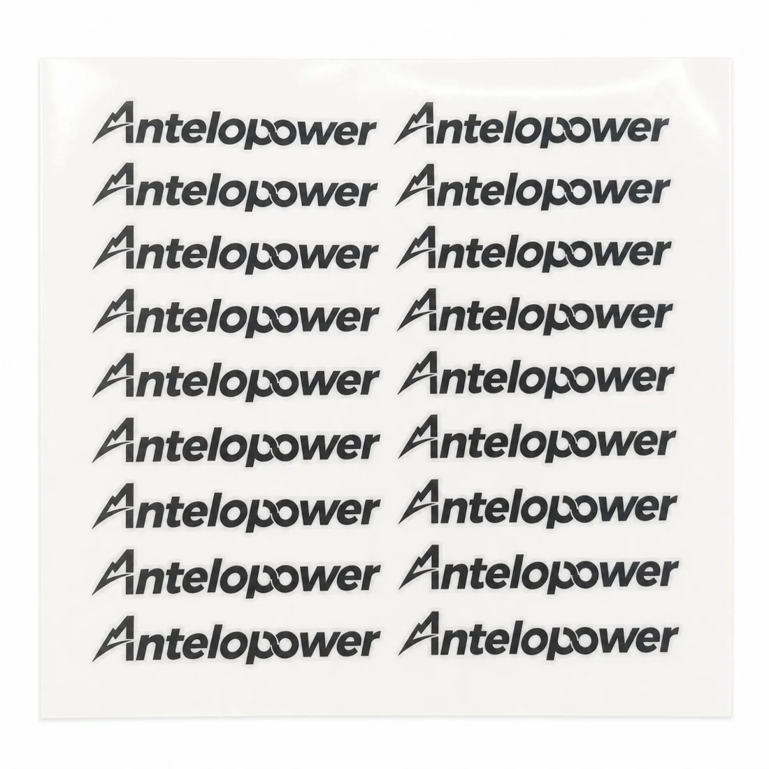 Комплект стикеров брендированных Antelopower - Черный